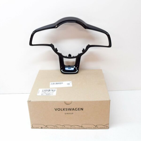 NEW VOLKSWAGEN SCIROCCO STEERING WHEEL R-MODEL TRIM 5G0419685JYMS - Image 2