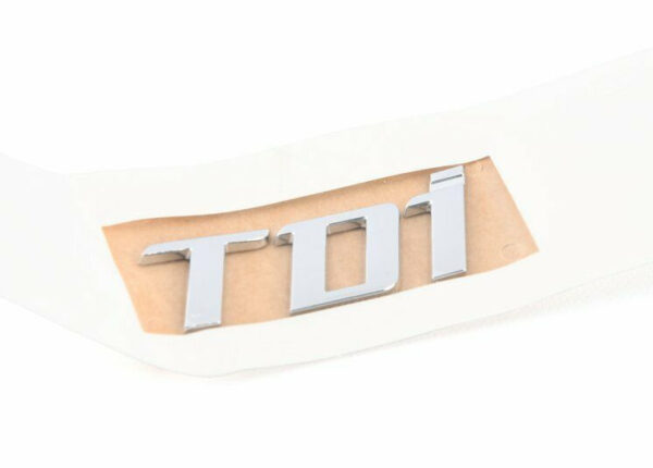 NEW VOLKSWAGEN BEETLE A5 REAR TDI EMBLEM BADGE 5C5853675D739 ORIGINAL - Image 2