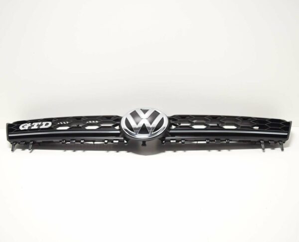 NEW VOLKSWAGEN GOLF MK7 FRONT BUMPER GRILL GTD 5G0853651AKBTV GENUINE - Image 2