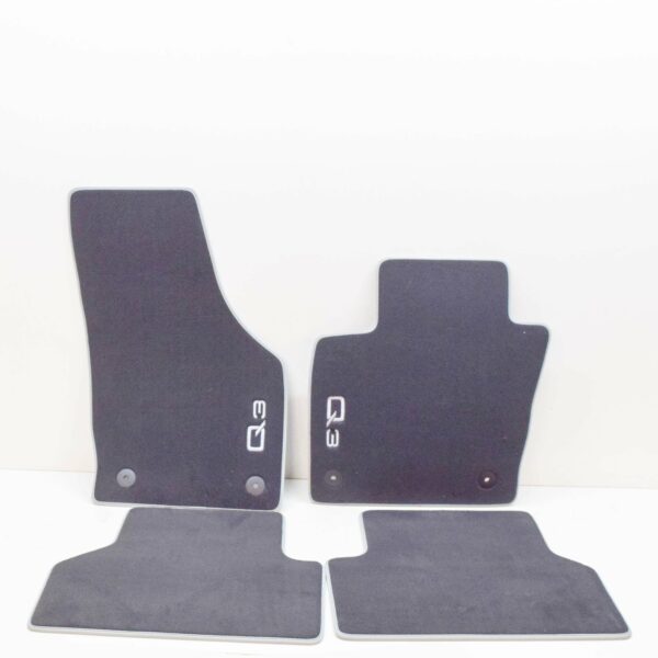 NEW AUDI Q3 8U FRONT AND REAR FLOOR MAT SET LHD 8U1061270MNO - Image 2