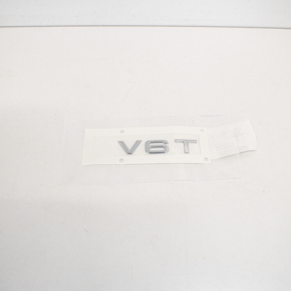 NEW AUDI A4 B8 V6T EMBLEM STICKER LOGO 8K0853601 2 NEW AUDI A4 B8 V6T EMBLEM STICKER LOGO 8K0853601 - Image 2