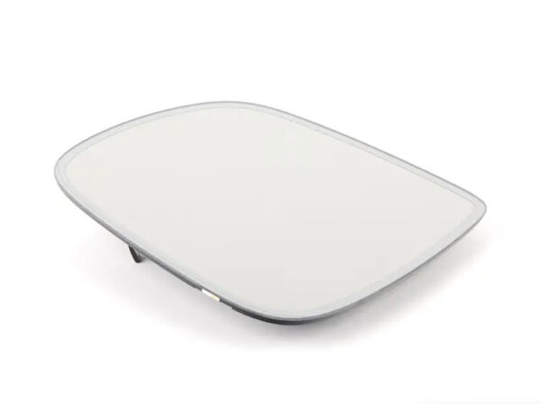 NEW AUDI Q7 4L FRONT LEFT DOOR MIRROR GLASS 8R0857535F ORIGINAL - Image 2