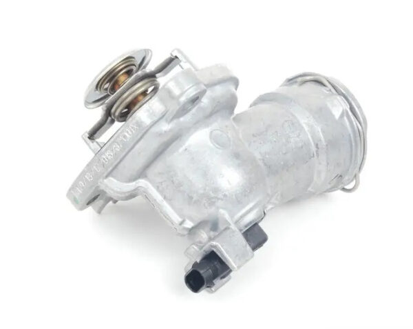 NEW MB E W211 COOLANT THERMOSTAT WITH HEATING CONNECTION A6422002115 ORIGINAL - Image 2