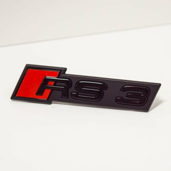 NEW AUDI A3 RS3 S3 8V FRONT RADIATOR GRILLE EMBLEM BADGE 8V5853736B - Image 2