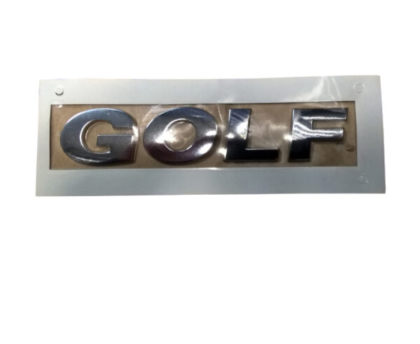 NEW VW GOLF MK6 REAR CHROME EMBLEM INSCRIPTION BADGE 5K0853687A739 ORIGINAL - Image 2
