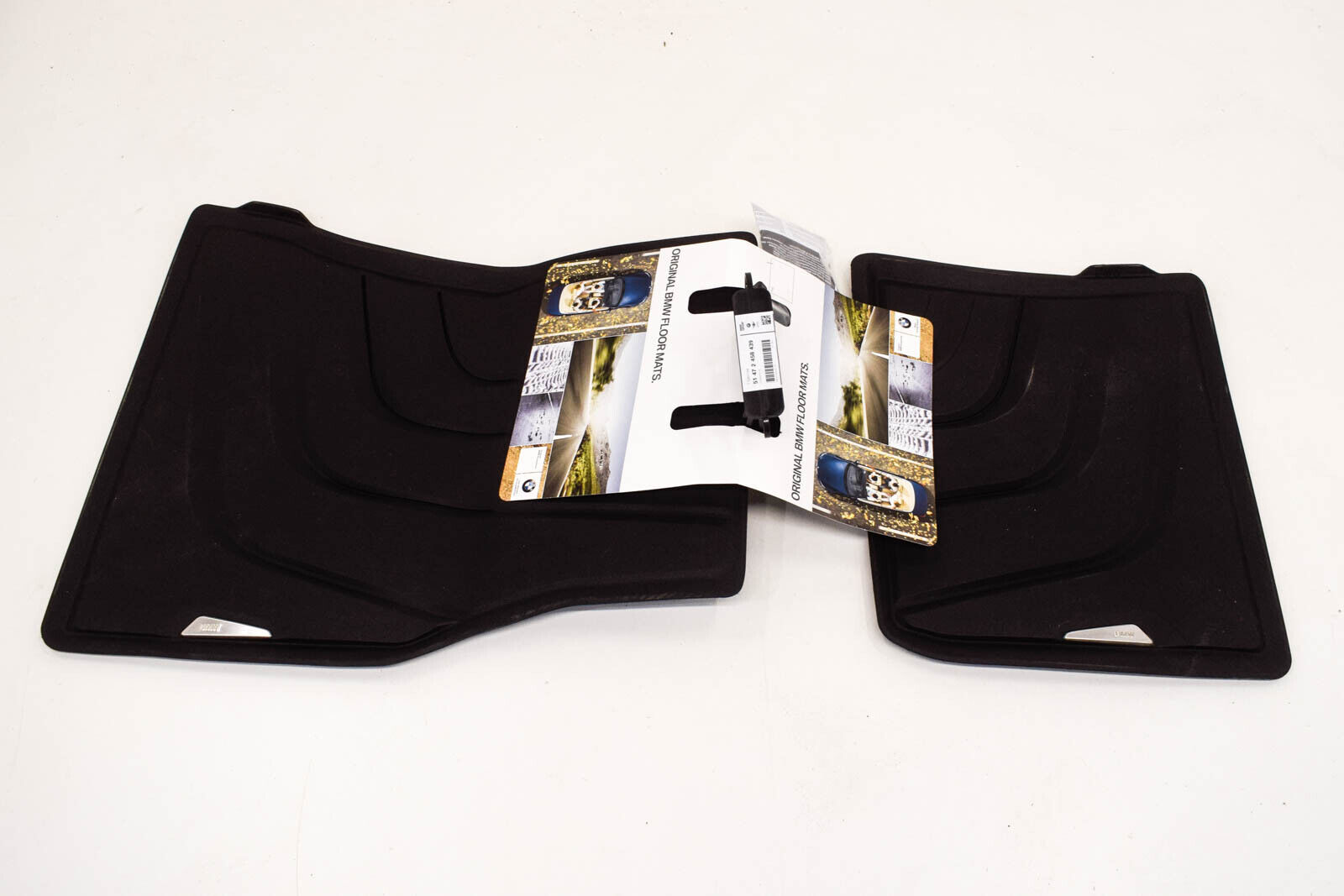 NEW AUDI A4 B9 FRONT ALL WEATHER RUBBER FLOOR MATS 8W1061501041 LHD 2 NEW AUDI A4 B9 FRONT ALL WEATHER RUBBER FLOOR MATS 8W1061501041 LHD - Image 2