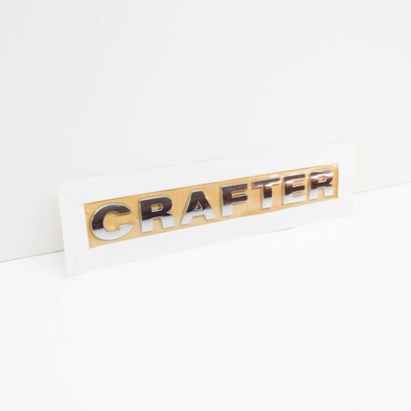 NEW VW CRAFTER MK1 2E REAR CHROME INSCRIPTION EMBLEM BADGE 2E3853687 - Image 2