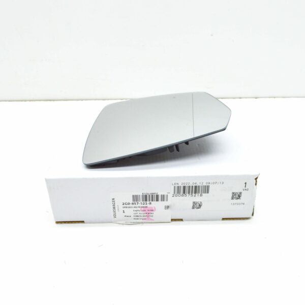 NEW AUDI A1 SPORTBACK GB FRONT LEFT DOOR MIRROR GLASS LHD 2G0857521B - Image 2