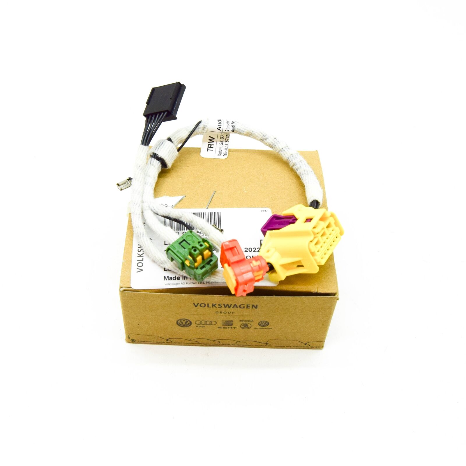 NEW AUDI A5 8T STEERING WHEEL SRS WIRING HARNESS 4F0971589K ORIGINAL 2 NEW AUDI A5 8T STEERING WHEEL SRS WIRING HARNESS 4F0971589K ORIGINAL - Image 2