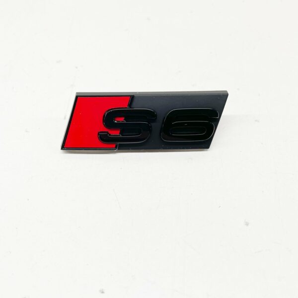 NEW AUDI S6 A6 C8 FRONT RADIATOR GRILLE S6 EMBLEM BADGE 4K0071805 - Image 2