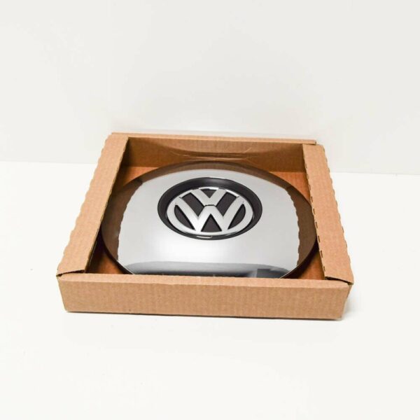 NEW VW BEETLE WHEEL CENTER HUB COVER CHROME 17" 5C0601149DQZQ ORIGINAL - Image 2