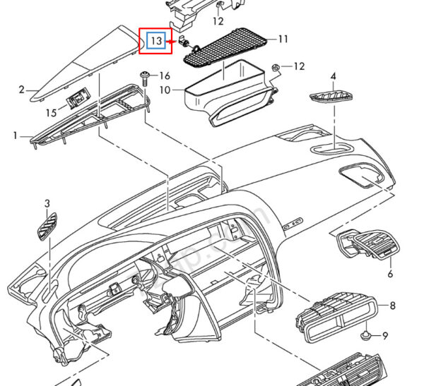 NEW AUDI A4 B8 AIR QUALITY HUMIDITY SENSOR 4H0907658C - Image 2