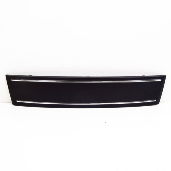 NEW AUDI Q7 FRONT GRILL NUMBER PLATE FILLER DELETE BLACK 4L08072873FZ - Image 3