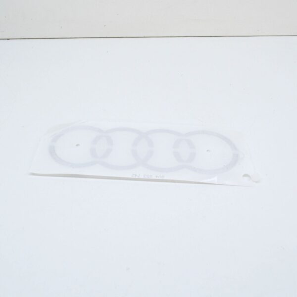 NEW AUDI A3 8V REAR TRUNK EMBLEM BADGE CHROME RINGS 8V4853742 2ZZ - Image 3