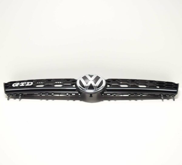 NEW VOLKSWAGEN GOLF MK7 FRONT BUMPER GRILL GTD 5G0853651AKBTV GENUINE - Image 3