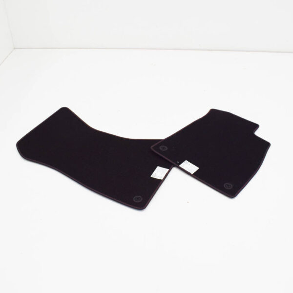 NEW AUDI A4 AVANT B9 VELOUR BLACK FRONT FLOOR MAT SET 8W1863691BBMU LHD - Image 3