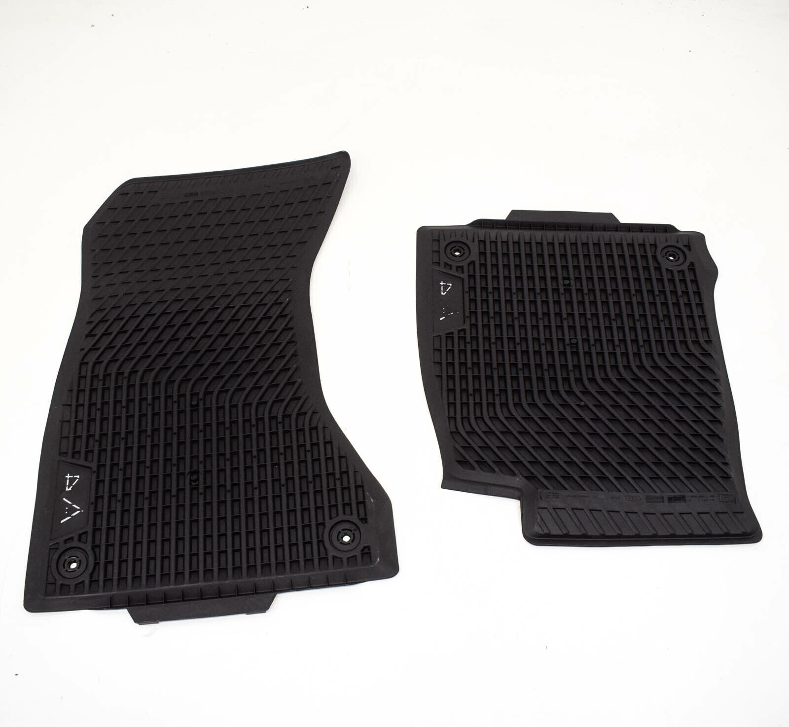 NEW AUDI A4 B9 FRONT ALL WEATHER RUBBER FLOOR MATS 8W1061501041 LHD 3 NEW AUDI A4 B9 FRONT ALL WEATHER RUBBER FLOOR MATS 8W1061501041 LHD - Image 3
