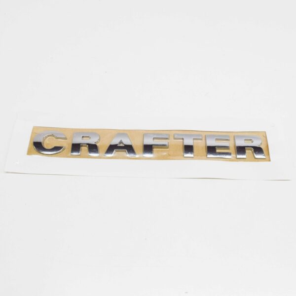 NEW VW CRAFTER MK1 2E REAR CHROME INSCRIPTION EMBLEM BADGE 2E3853687 - Image 3