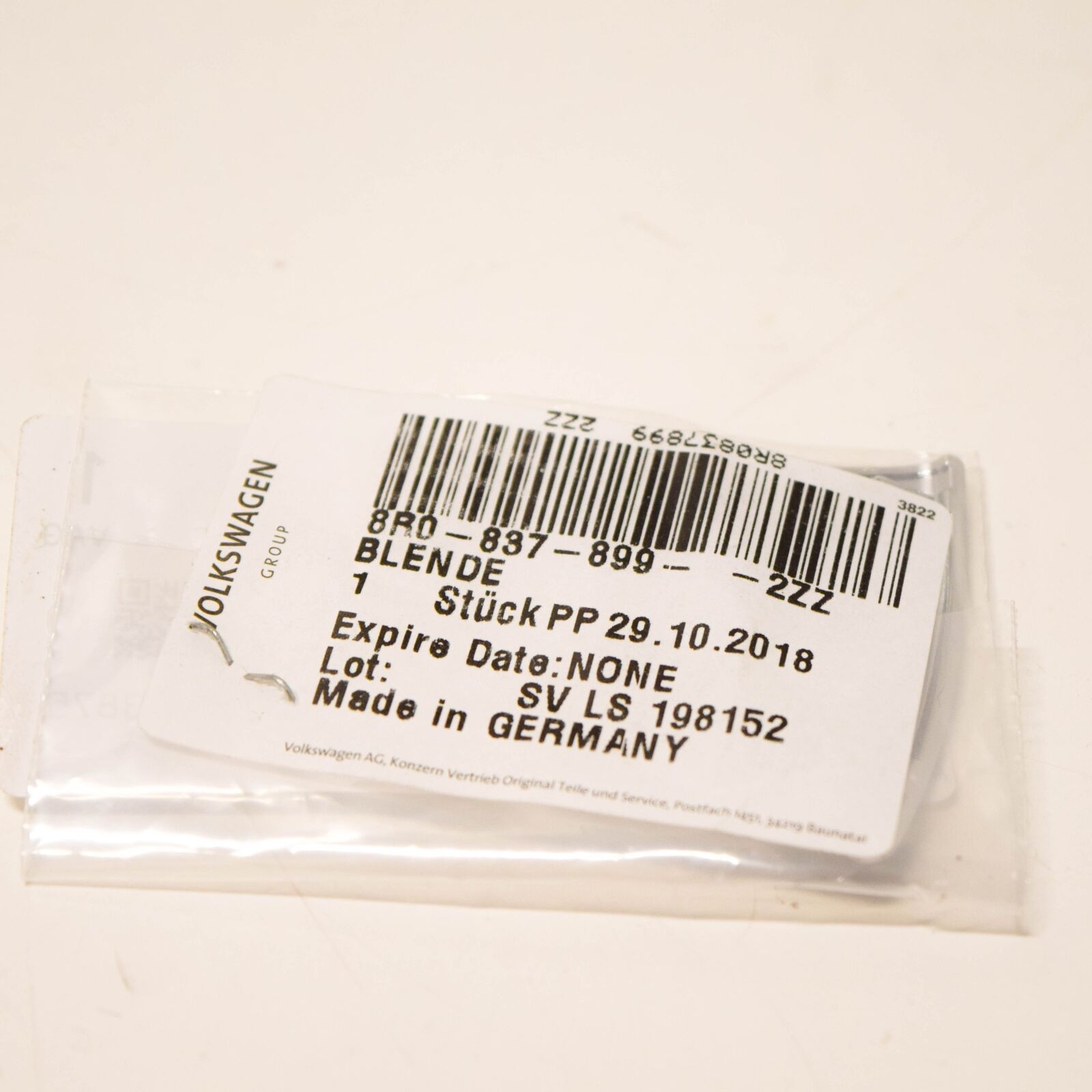 NEW AUDI Q5 8R FRONT LEFT EXTERIOR DOOR HANDLE CHROME TRIM 8R0837899 3 NEW AUDI Q5 8R FRONT LEFT EXTERIOR DOOR HANDLE CHROME TRIM 8R0837899 - Image 3