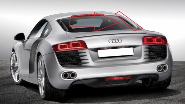 NEW AUDI R8 V8 (07-15) REAR ENGINE BAY LID O/S RIGHT GRILL 420827950B3FZ - Image 3