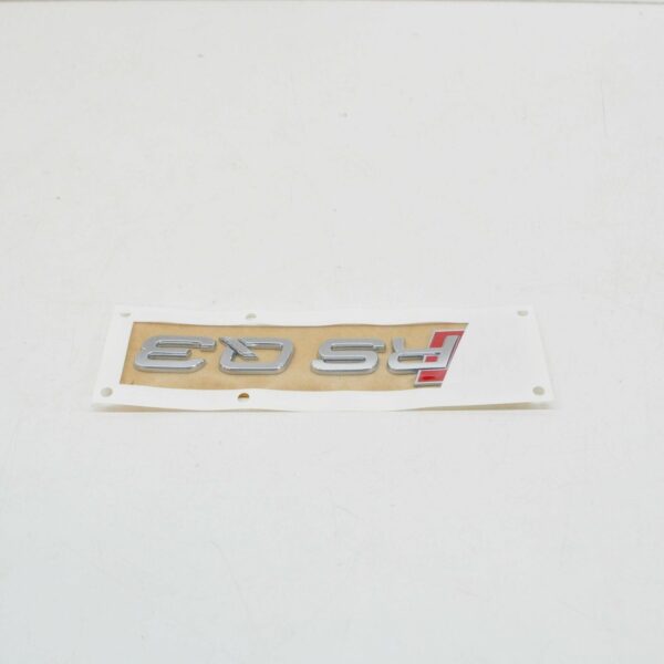 NEW AUDI Q3 8U RS REAR TRUNK BOOT LID EMBLEM BADGE 8U0853740 - Image 3