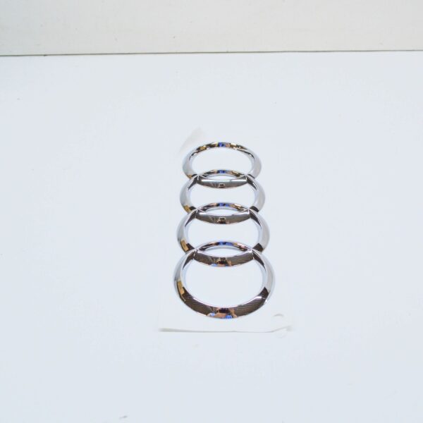NEW AUDI A3 8V REAR TRUNK EMBLEM BADGE CHROME RINGS 8V4853742 2ZZ - Image 4