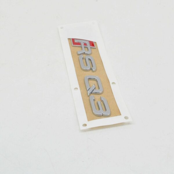 NEW AUDI Q3 8U RS REAR TRUNK BOOT LID EMBLEM BADGE 8U0853740 - Image 4