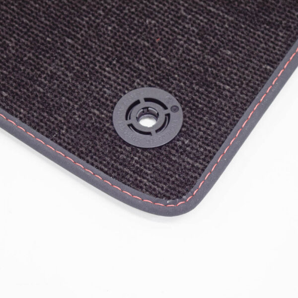 NEW AUDI A4 AVANT B9 VELOUR BLACK FRONT FLOOR MAT SET 8W1863691BBMU LHD - Image 4