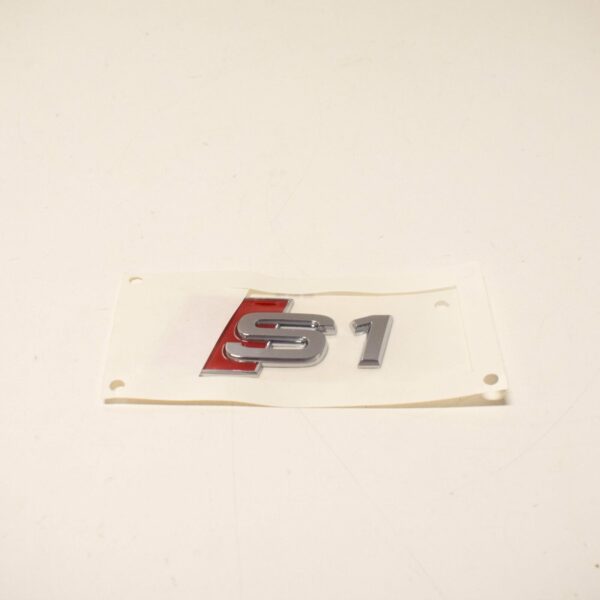 NEW AUDI S1 8X TRUNK LID S1 CHROME BADGE EMBLEM 8X08537352ZZ - Image 5