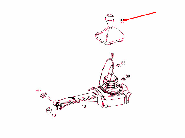 NEW MERCEDES-BENZ C W205 SHIFT LEVER HANDLE A20526703109E38 ORIGINAL 3 NEW MERCEDES-BENZ C W205 SHIFT LEVER HANDLE A20526703109E38 ORIGINAL - Image 3