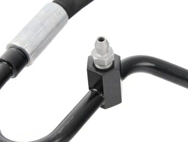 NEW MB SL R230 AMG VALVE BLOCK TO STRUT REAR LEFT HOSE A2309970752 ORIGINAL - Image 3