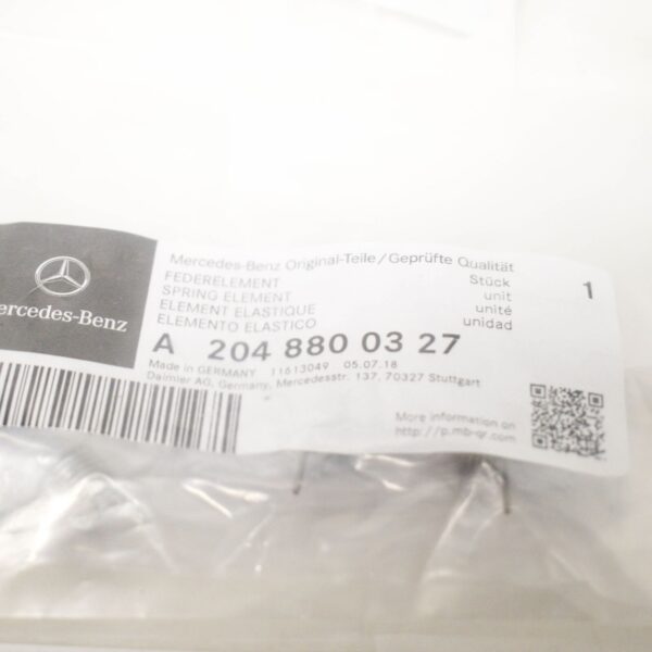 NEW MERCEDES BENZ GLK X204 FRONT BUMPER WASHER COVER SPRING A2048800327 ORIGINAL - Image 3