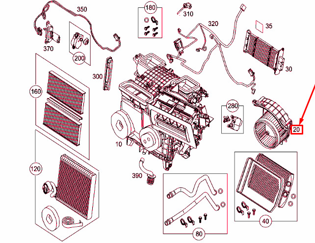 NEW MERCEDES-BENZ CITAN W415 HEATER BLOWER FAN A4158350800 ORIGINAL 3 NEW MERCEDES-BENZ CITAN W415 HEATER BLOWER FAN A4158350800 ORIGINAL - Image 3