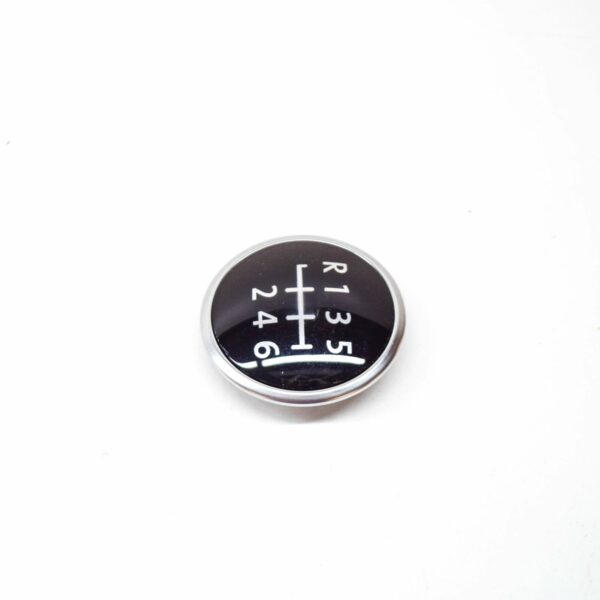 NEW VW TRANSPORTER T5 6 SPEED GEAR SHIFT KNOB BADGE 7E0711144AHB5 ORIGINAL - Image 3