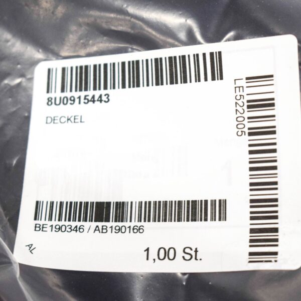 NEW AUDI Q3 8U BATTERY COVER 8U0915443 ORIGINAL - Image 3