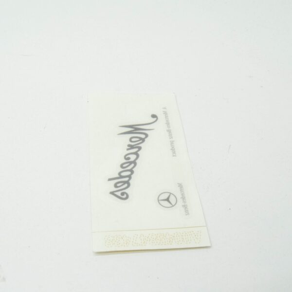 NEW MERCEDES-BENZ E W211 B-PILLAR NEAR MODEL PLATE STICKER A0045847438 ORIGINAL - Image 3