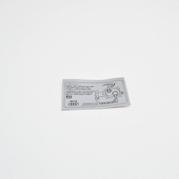 NEW AUDI Q5 8R ADBLUE WARNING STICKER 4L0010508 ORIGINAL - Image 3
