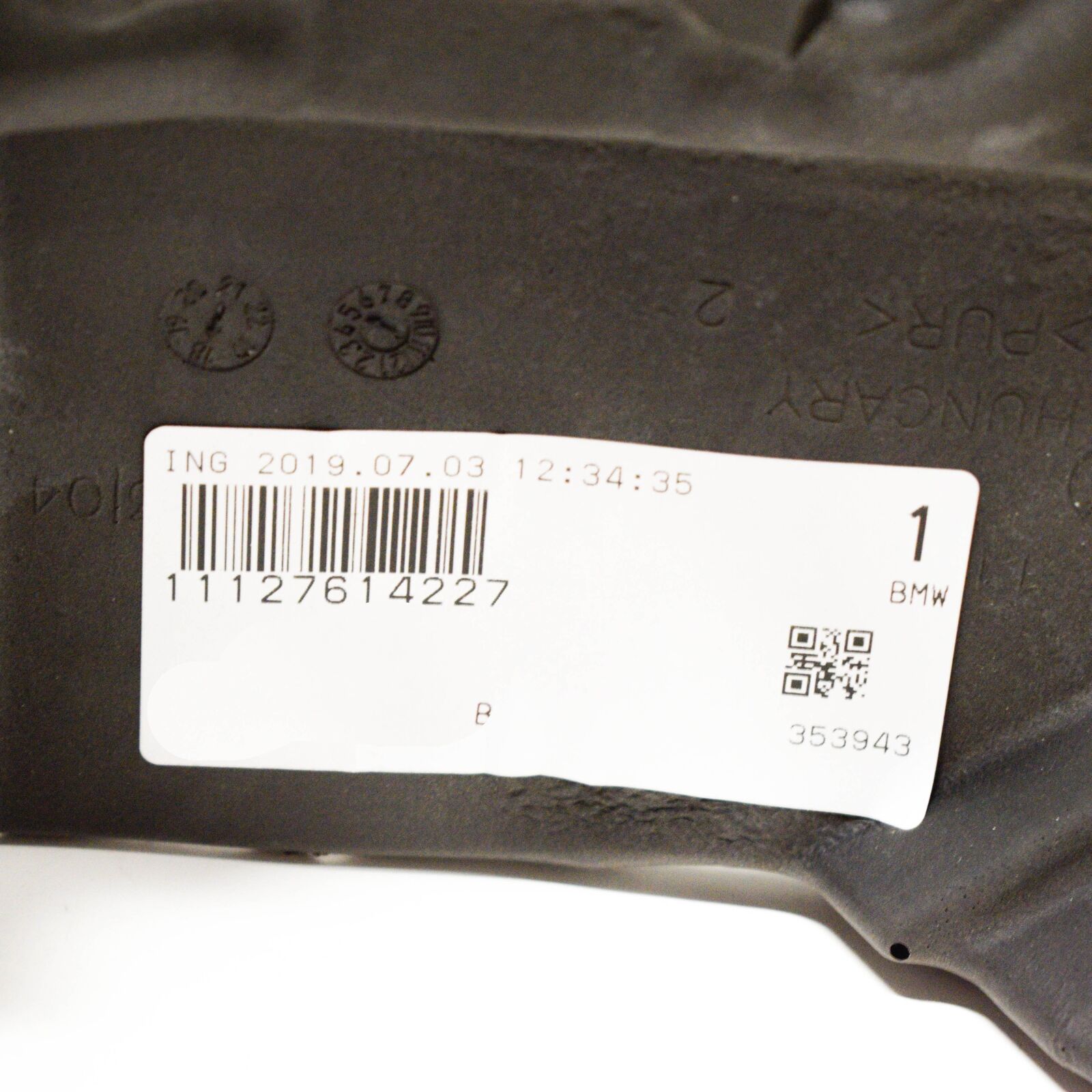 NEW BMW 3 F30 ENGINE REAR COVERING 11127614227 7614227 ORIGINAL 4 NEW BMW 3 F30 ENGINE REAR COVERING 11127614227 7614227 ORIGINAL - Image 4