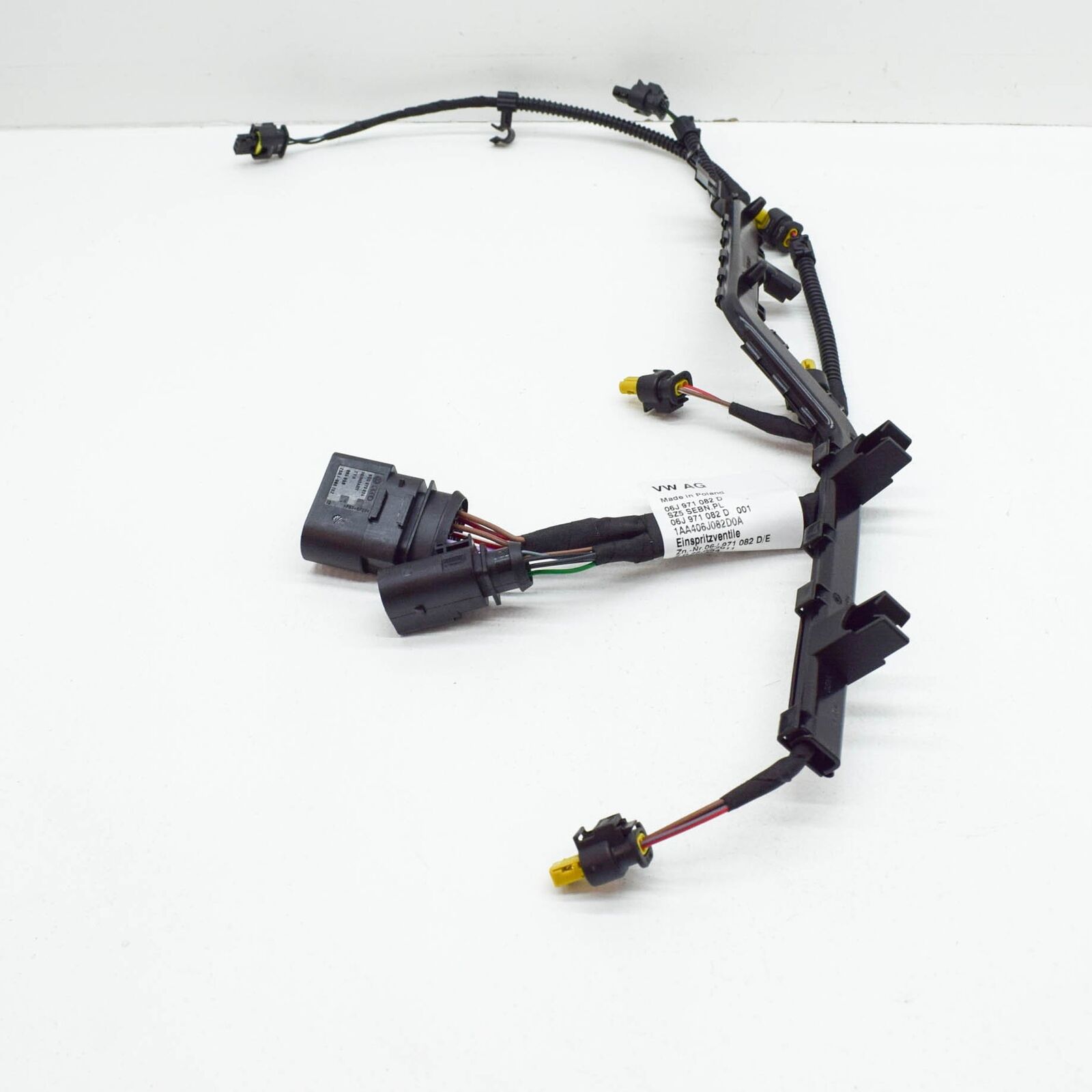 NEW AUDI Q3 8U INJECTION VALVE WIRE SET 06J971082D ORIGINAL 4 NEW AUDI Q3 8U INJECTION VALVE WIRE SET 06J971082D ORIGINAL - Image 4