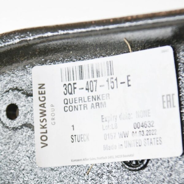 NEW VW ATLAS CA FRONT LEFT LOWER CONTROL ARM 3QF407151E - Image 6