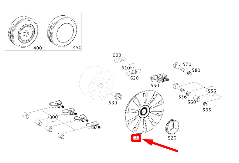 NEW MERCEDES-BENZ CLA C117 WHEEL HUB COVER TRIM A2474000600 ORIGINAL 4 NEW MERCEDES-BENZ CLA C117 WHEEL HUB COVER TRIM A2474000600 ORIGINAL - Image 4