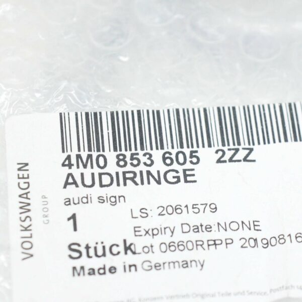 NEW AUDI Q7 SQ7 4M FRONT BUMPER RADIATOR GRILLE EMBLEM 4M08536052ZZ - Image 6