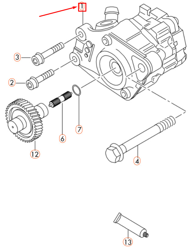 NEW AUDI A5 8T3 POWER STEERING PUMP 8K0145156Q ORIGINAL 4 NEW AUDI A5 8T3 POWER STEERING PUMP 8K0145156Q ORIGINAL - Image 4