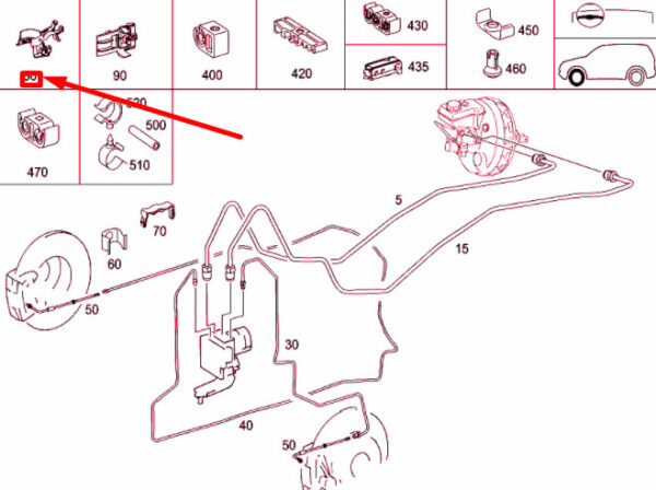 NEW MB ML W164 SUSPENSION STRUT LEFT AND RIGHT FRONT BRACKET A1644210794 - Image 4