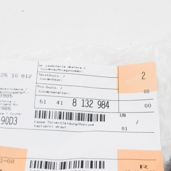 NEW BMW 3 E36 DOOR CAP LININGS 2 PIECES 51418132984 - Image 6