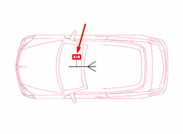 NEW MB E A207 FRONT CENTER BRACKET SEPARATION POINT WIRING A2075402308 ORIGINAL - Image 4
