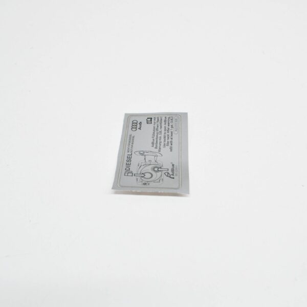 NEW AUDI Q5 8R ADBLUE WARNING STICKER 4L0010508 ORIGINAL - Image 4