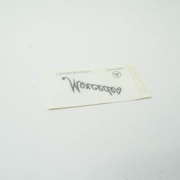 NEW MERCEDES-BENZ E W211 B-PILLAR NEAR MODEL PLATE STICKER A0045847438 ORIGINAL - Image 4
