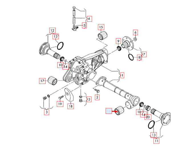NEW AUDI Q7 4L CONTROL ARM BUSH 7L6525337 - Image 6