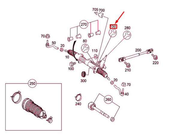 NEW MERCEDES-BENZ ML W164 POWER STEERING PROPORTIONING VALVE A2214600184 - Image 4